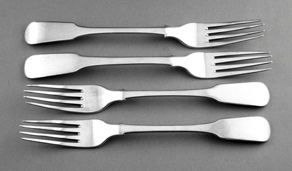 Cape Silver Tableforks (Set of 4) - Lodewyk Beck